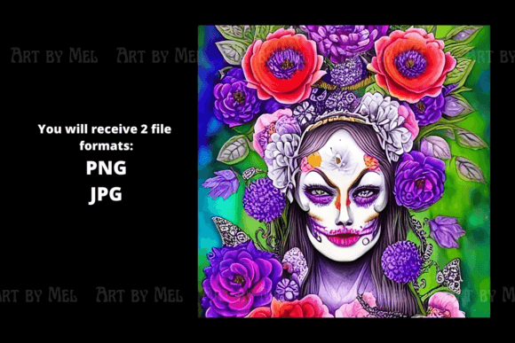 Halloween Floral Goddess 2: A Professional Digital Art Resource