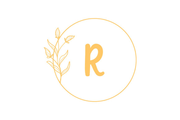 Monogram Floral Beauty: The Versatile Vector Asset for Modern Design Needs