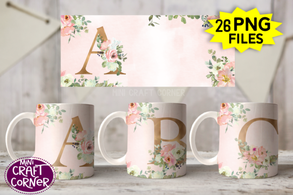 Sublimation Monogram Floral Mugs: The Simple Path to Personalized Gifts