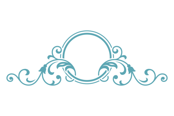 The Elegant Versatility of a Round Filigree Frame with Floral Swirl Decor