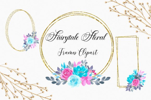 Your Creative Projects Deserve the Fairytale Floral Frames Collection